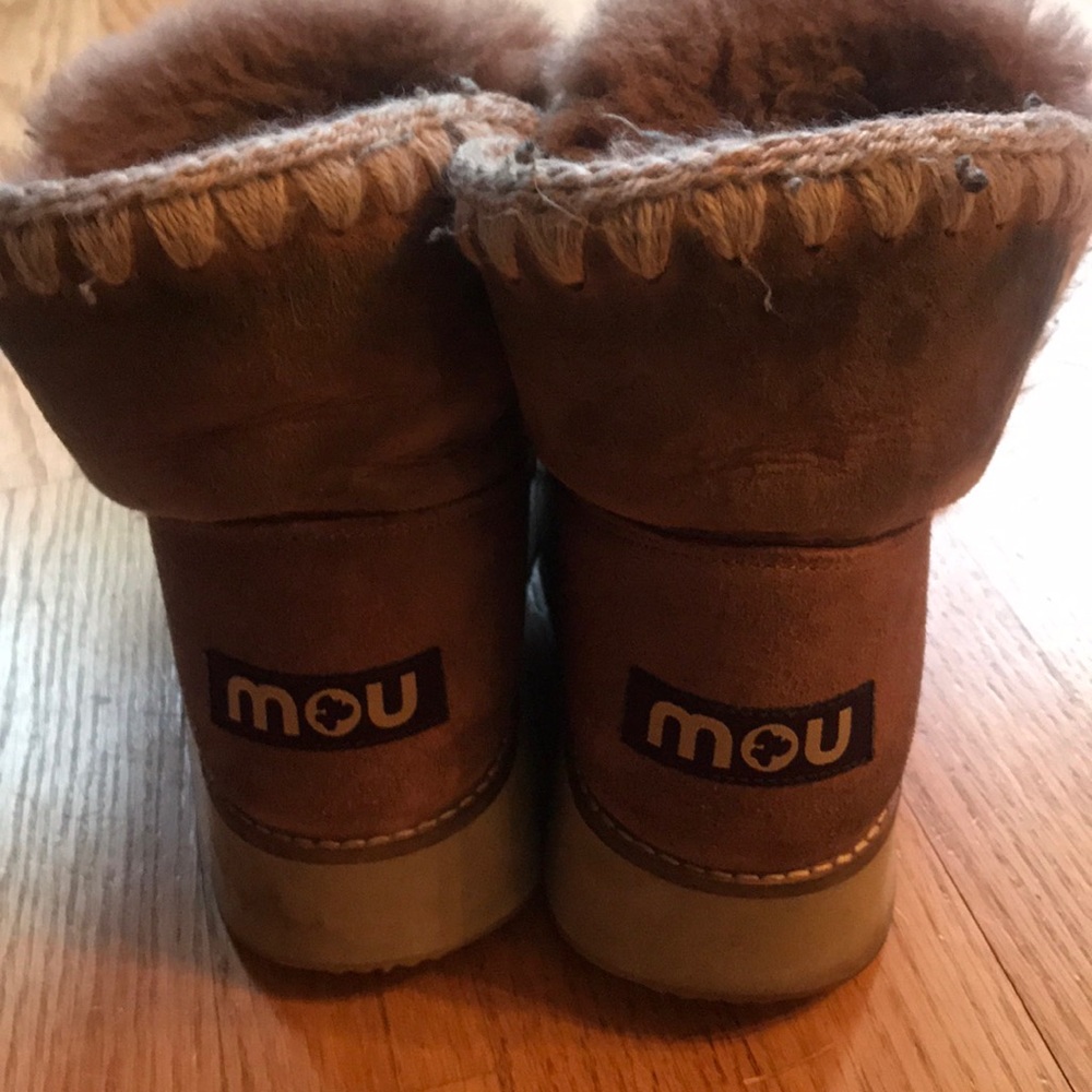 Mou ankle platform boots